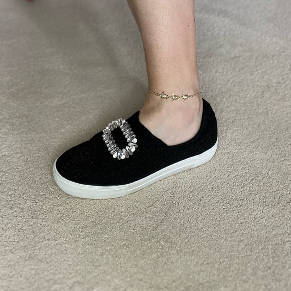 J/Slides Artiste Slip-On Sneaker Blk Glitter - Picture 4 of 10